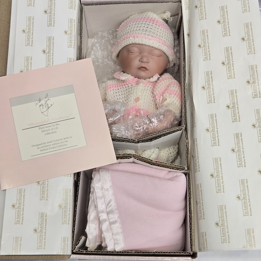 Ashton-Drake Galleries Baby Beautiful Newborn 93681 First Issue Miracle of Life
